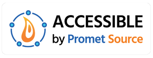 Accessible by Promet Source logo